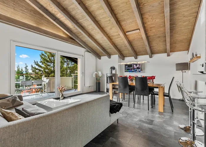 Apartment 6 Pers, Grand Renove Avec Balcon, Vue & Parking Crans-Montana