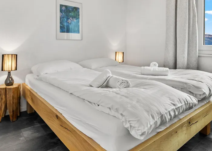 6 Pers, Grand Renove Avec Balcon, Vue & Parking Crans-Montana