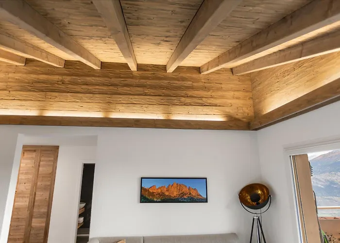 6 Pers, Grand Renove Avec Balcon, Vue & Parking Crans-Montana